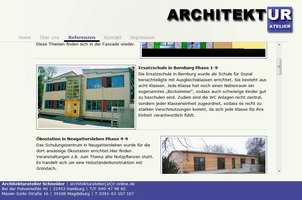 Relaunchte Webseite für ein Architekturbüro in Hamburg