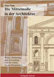 Buch: Roger Popp: Die Mittelmaße in der Architektur