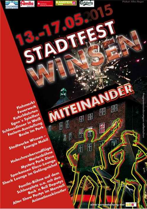 Plakat für das Stadtfest Winsen 2015